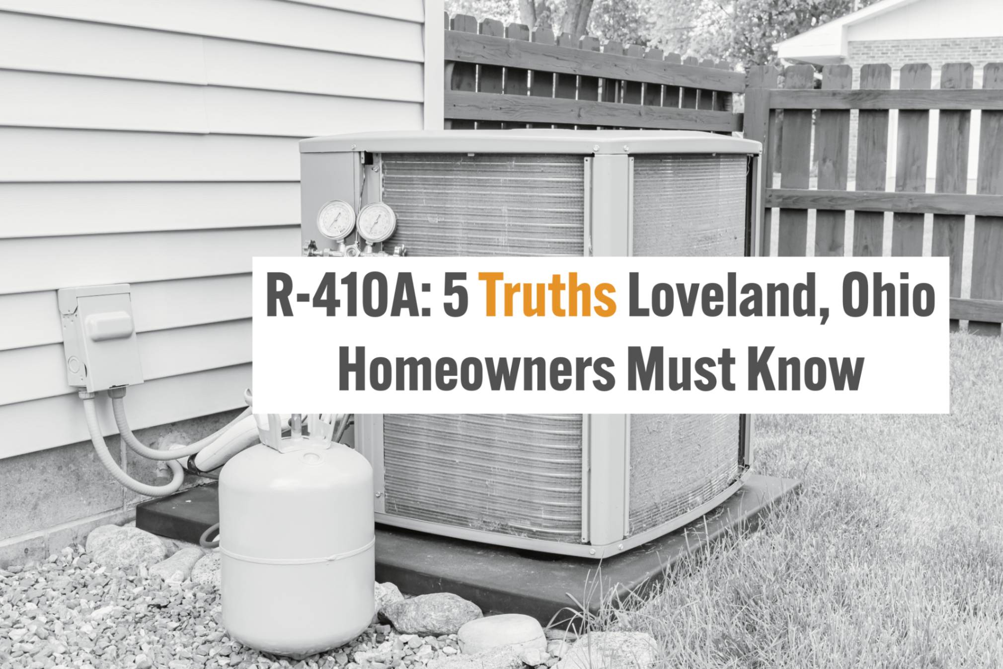 Loveland, Ohio HVAC blog on R-410A refrigerant and its phase-out.